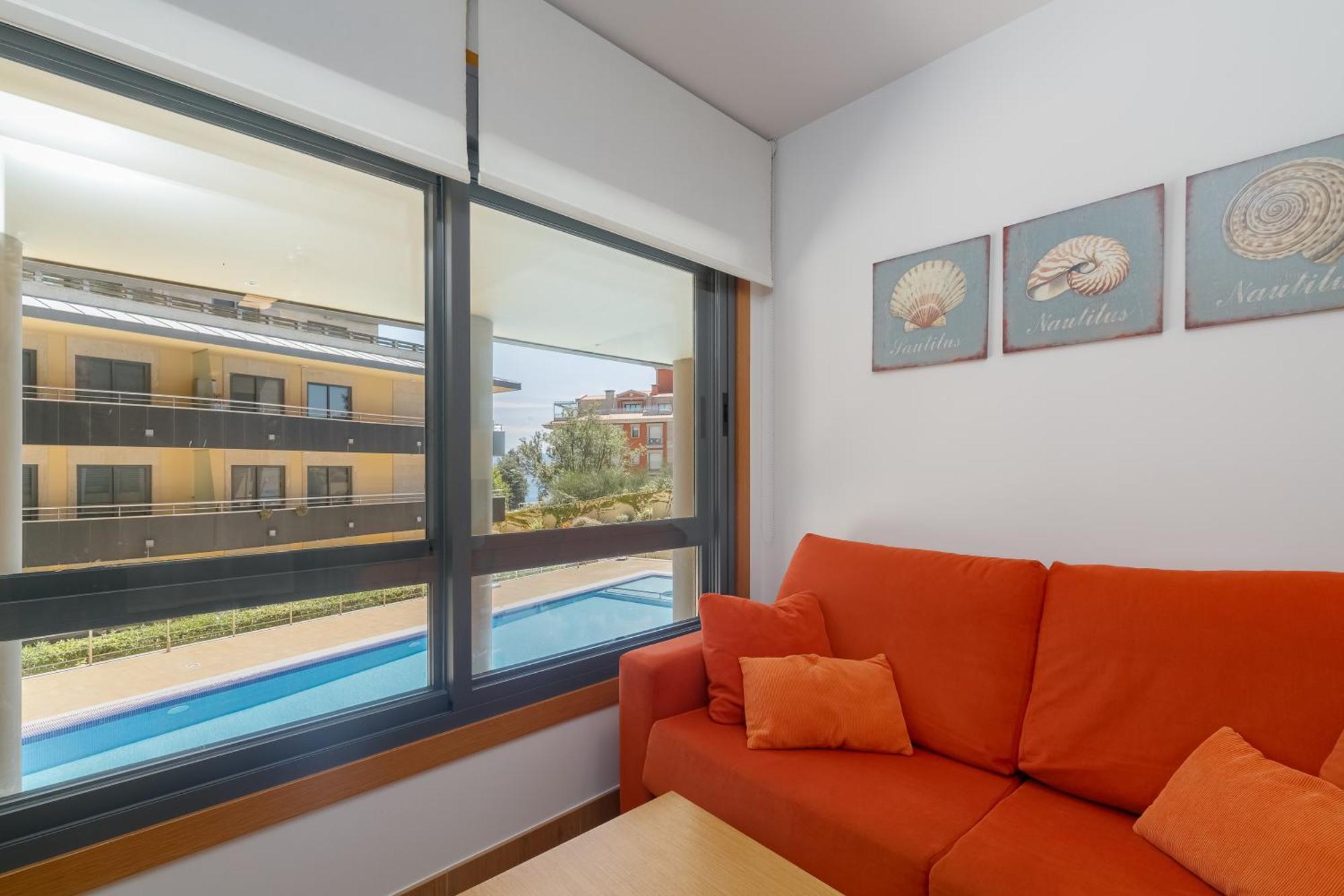 Playa Sanxenxo Lägenhet Exteriör bild