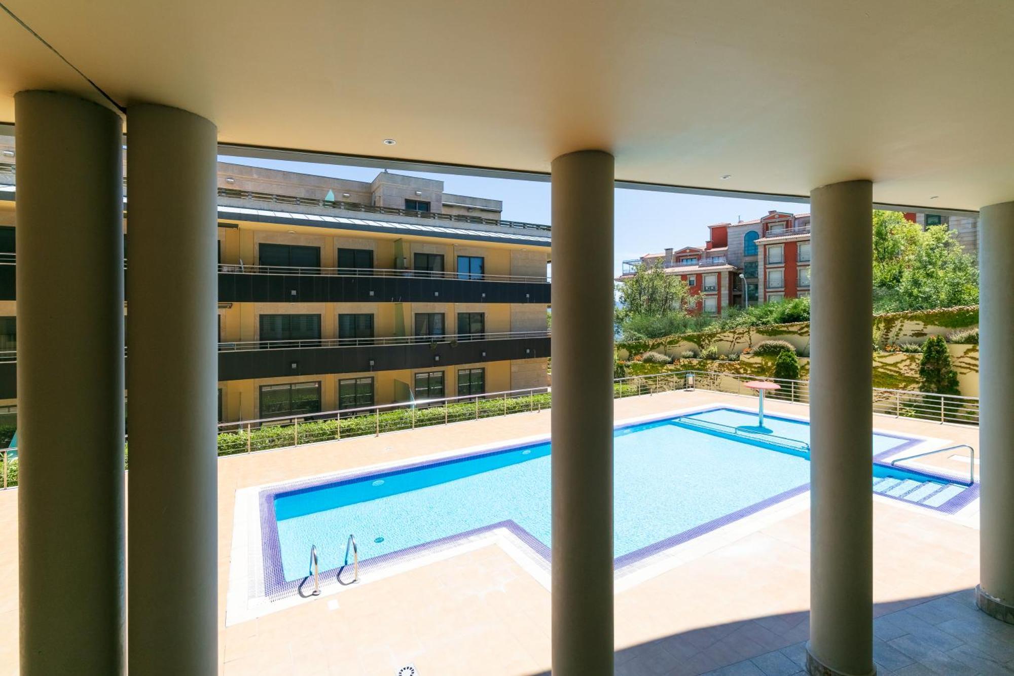 Playa Sanxenxo Lägenhet Exteriör bild