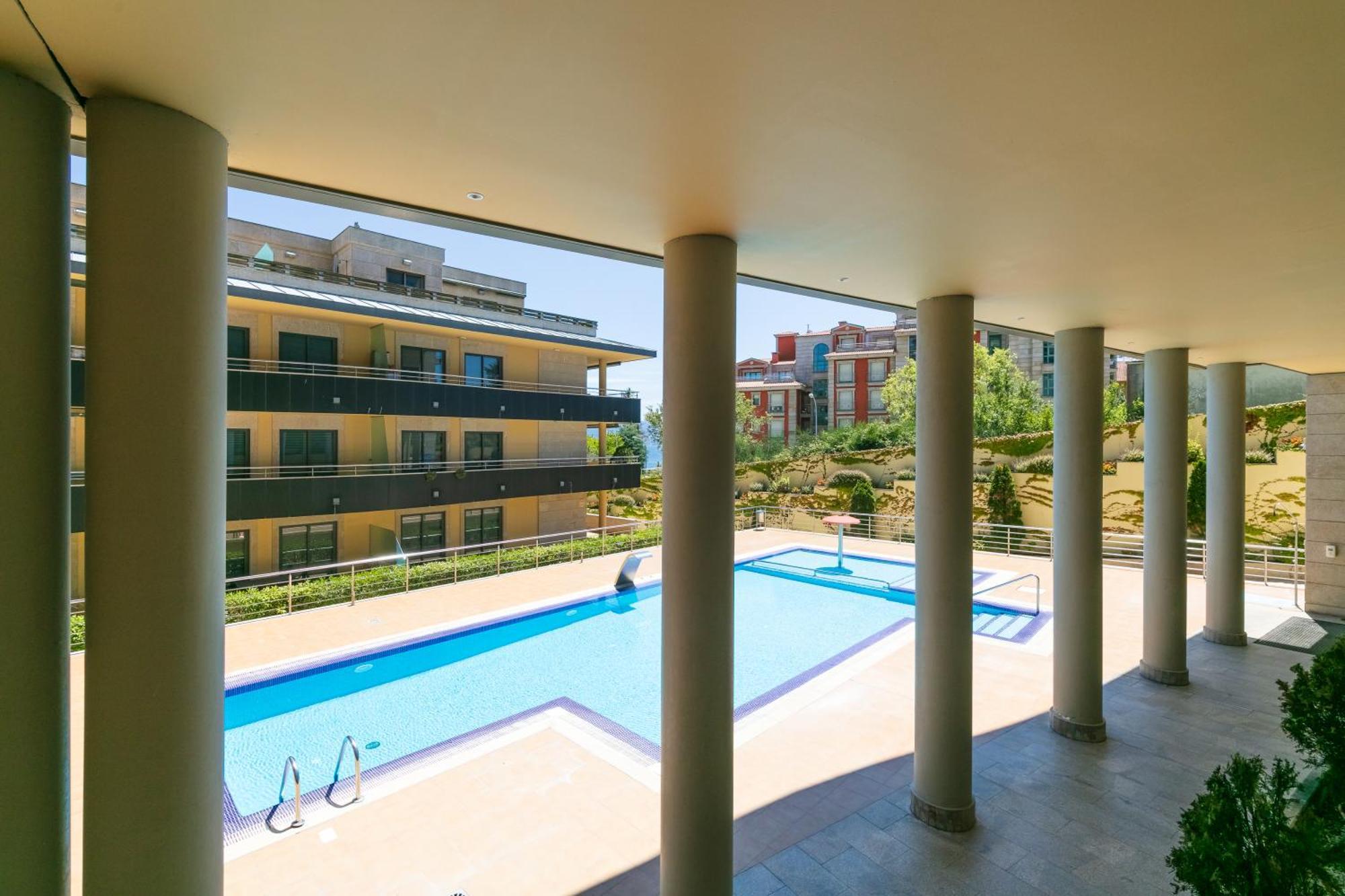 Playa Sanxenxo Lägenhet Exteriör bild